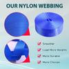 Grosun 25 Yards Nylon Webbing 1 inch 1.5 inch 2 inch Webbing Nylon Strap Backpack Straps Belt, 10 25 50 3.3 Yards Webbing (Orange, 2 inch) view 2