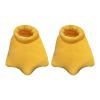 BXT Funny Duck Feet House Slippers for Women Men Cute Fluffy Novelty Claw Paw Animal Indoor Home Shoes for Cosplay, Halloween (yellow) view 4