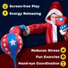 Punching Bag for Kids Ages 3-8 Yrs | Kids Punching Bag with Boxing Gloves | Height Adjustable | Ideal Christmas and Birthday Gift | Boys Toys Age 3 4 5 6 7 8 view 2