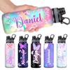 MyPupSocks Personalized Butterfly Water Bottle for Girl, Cute Girls Water Bottles with Name, Waterbottle Customize for Mom Daughter Granddaughter Birthday Wedding Christmas Anniversary view 1