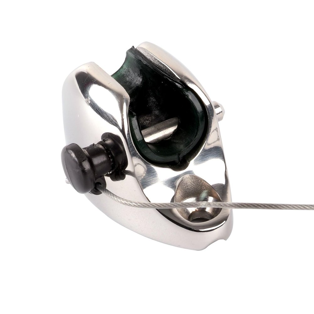 316 Stainless Steel Bimini Top Ball Deck Hinge, Heavy Duty Removable Pin Side Mount Marine Hinge