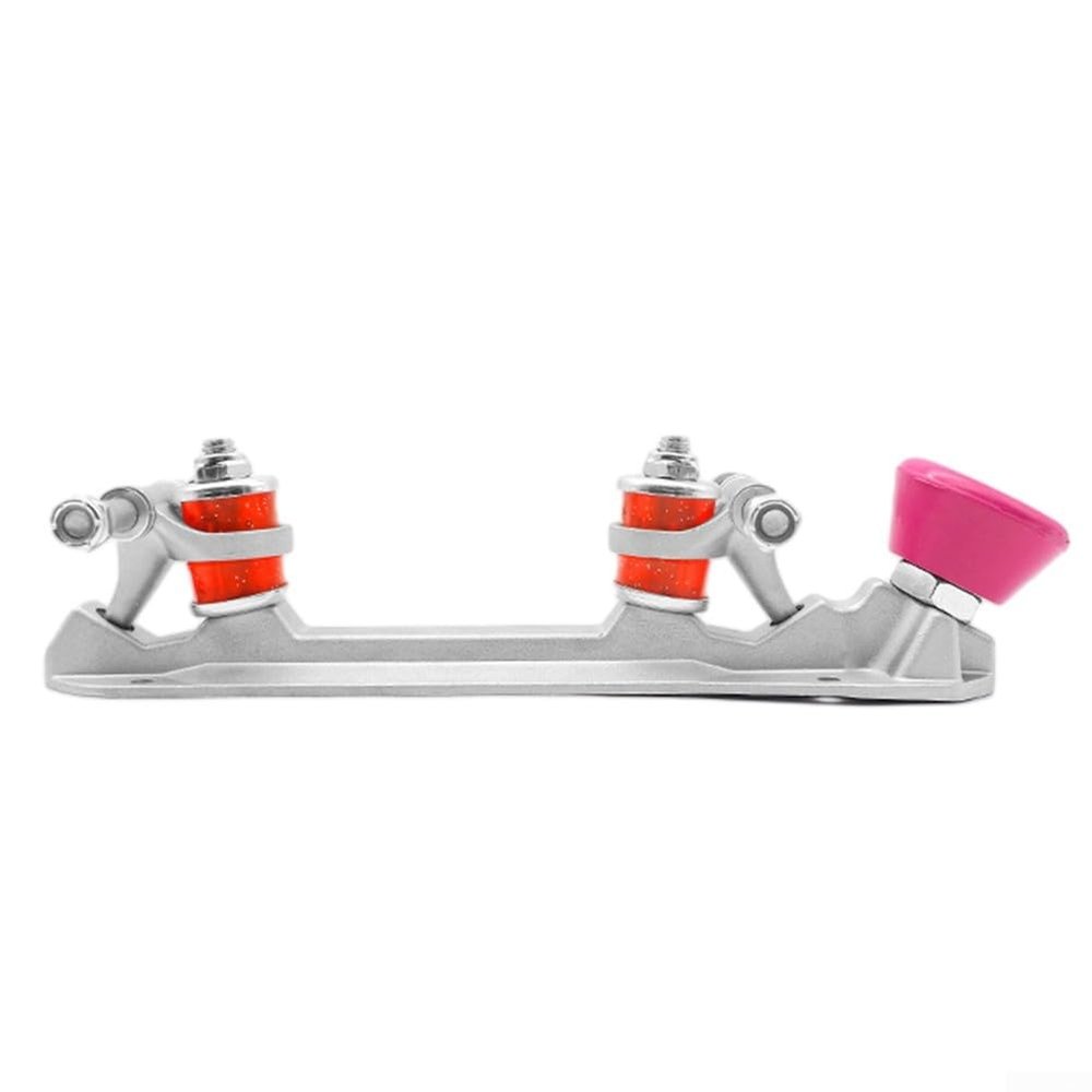1 Pair Roller Skating Plate Aluminum Alloy Quad Roller Skate Plate Repair Replacement Parts(for size 39-40 red)