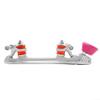 1 Pair Roller Skating Plate Aluminum Alloy Quad Roller Skate Plate Repair Replacement Parts(for size 39-40 red) view 1