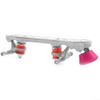 1 Pair Roller Skating Plate Aluminum Alloy Quad Roller Skate Plate Repair Replacement Parts(for size 39-40 red) view 2