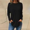 Prime Big Deal Days October 8-9 Cotton Plus Size Tops for Women Long Sleeve T Shirt Dress Women Womens Cotton Long Sleeve Tops Long Sleeve Fall Tops Fall Tunic Tops for Women 2024 3X-Large view 2
