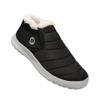 Men's Snow Boots, Warm Cozy Non-Slip Ankle Boots Plush Comfy Outdoor Hiking Shoes Lined Trekking Shoes, Winter (Black,12.5) view 1