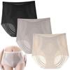 3PCS High Waist Seamless Liquid Ice Silk Shaping Pants Women Butt Lifting Ice Silk Body Shapewear (A,M) view 1