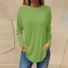 Prime Big Deal Days October 8-9 Beige Long Sleeve Shirt Fall Blouses for Women Womens Tunics Tops Fall Long Sleeve Tops for Women Blouses for Women Casual Womens Tops 2024 1-Green X-Large view 2