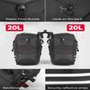 KEMIMOTO Product Image Bike Panniers Bag 40L Bike Panniers for Rear Rack, Bike Handlebar Bag with Rain Cover Front Bike Bag for Bicycles - Dual Waterproof Zippers for Mountain Road Bike view 4