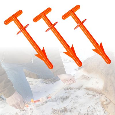 Butt Out Tool - Deer Hunting Field Dressing Accessories for Big Game Livestock Anal Cleaning, Outdoor Portable Hunting Gear, 3 Pcs