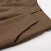 Y2K Cargo Pants Women Trendy High Waisted Parachute Pants Straight Drawstring Casual Pants with Pockets(1A-Brown, M) view 4