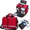 Portable First Aid Kit Bag, Waterproof Oxford Cloth Nurse Tote Bag, Outdoor Emergency Medical Kit, High Capacity Medical Shoulder Bag(Red) view 1