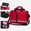 Portable First Aid Kit Bag, Waterproof Oxford Cloth Nurse Tote Bag, Outdoor Emergency Medical Kit, High Capacity Medical Shoulder Bag(Red) view 3