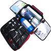 Portable First Aid Kit Bag, Waterproof Oxford Cloth Nurse Tote Bag, Outdoor Emergency Medical Kit, High Capacity Medical Shoulder Bag(Red) view 4