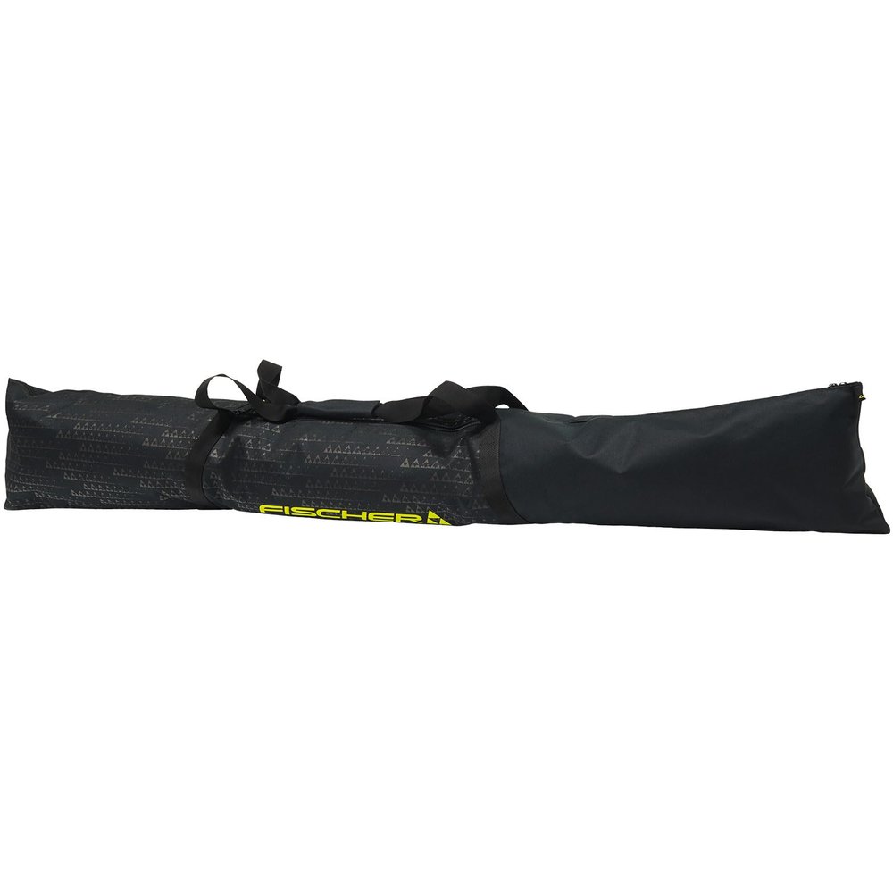 Fischer Skicase ECO XC - Durable Lightweight Easy Foldable 210 cm Long Nordic Skis Bag with Handle Straps | 3 Ski Pair Capacity