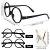 Alomois 100pcs Halloween Party Favors Wizard Glasses with Round Frame No Lenses Tattoos for Halloween Decoration Accessories school costume accessories view 2