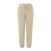 Plus Size Joggers Pants for Women Soft Lounge Sweatpants Casual Loose Comfy Pajama Drawstring Pant with Pocket(1C-Beige, L) view 2