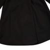 Toddler Baby Cloak Button Down Outwear Infant Girls Solid Color Coat Jacket Casual Autumn Winter Warm (Black, 6 Months) view 2