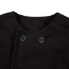 Toddler Baby Cloak Button Down Outwear Infant Girls Solid Color Coat Jacket Casual Autumn Winter Warm (Black, 6 Months) view 3