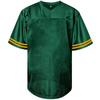 Atonmore Men Blank Plain Football Jersey, Adult Hip Hop Hipster Short Sleeve Mesh Pullover Shirts,Custom Sports Uniforms for Party(Green,Medium) view 3