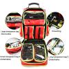 Professional Empty First Responder Bag, EMT Trauma First Aid Backpack for Paramedics and Emergency Supplies, Ideal for Car, Home, Camping and Hiking, Bag Only view 4