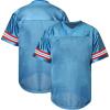 Atonmore Men Blank Plain Football Jersey, Adult Hip Hop Hipster Short Sleeve Mesh Pullover Shirts,Custom Sports Uniforms for Party(Light Blue,Medium) view 1