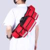 First Aid Fanny Pack Bag, First Aid Bags Empty, Lifeguard Hip Pack, Portable Trauma Bag with Reflective Strip Great for Hiking,Camping and Outdoor Sports view 2