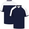 Atonmore Men Blank Plain Football Jersey, Adult Hip Hop Hipster Short Sleeve Mesh Pullover Shirts,Custom Sports Uniforms for Party(GE-Dark Blue,XX-Large) view 1