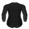 Sinleey Men's One Piece Dance Shirt Salsa Rumba Tango Latin Dance Bodysuit Tuxedo Leotard with Bowtie Black Medium view 4