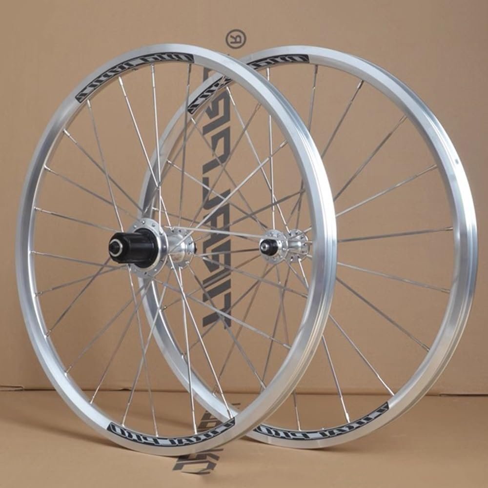 TLTDSMY Bike Wheelset 406 451 Quick Release V Brake 20 Inch Wheel Set for Folding Bike Sealed Bearing Hubs Cassette 8 9 10 11 Speed