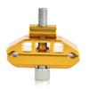 UNISTRENGH Bicycle Seatpost Clamp Aluminum Alloy Bike Seat Post Clamps Compatible with Standard Road Mountain Bike Rail Bicycle Saddle (Yellow) view 1