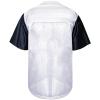Atonmore Men Blank Plain Football Jersey, Adult Hip Hop Hipster Short Sleeve Mesh Pullover Shirts,Custom Sports Uniforms for Party(NZ-White,Medium) view 3