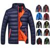 Men's Warm Winter Jacket - Full Zip Puffer Quilted Insulated Puffy Jacket view 1