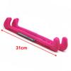 1 Pair Adjustable Ice Skate Blade Covers, Plastic Hockey Skate Protective Guards(pink) view 2
