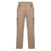 Dgoopd Straight Leg Cargo Pants for Men Casual Stretch Waist Pants Lightweight Cotton Joggers Athletic Workout Pants Khaki view 1