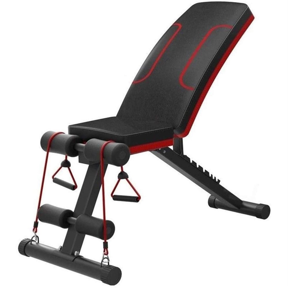 OKPJFHS Bench Press Weight Bar Bench Press Bench Strength Training Plates Multi-Functional Dumbbell Bench Incline Bench for Home Gym for Full Body Workout