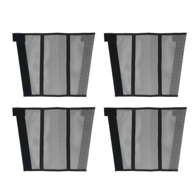 HEEPDD 4Pcs Fine Mesh Horse Boots, Breathable Mesh Horse Boots Horse Leg Wraps Horse Leggings for of Legs Against Bites Rubs and Scratches (Black)