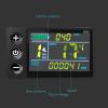 PerGar Electric Bicycle LCD Display Instrument, Abs Waterproof LCD s866 Electric Scooter Display, 5 pin Plug Electric Bicycle Color Display Control Panel for Electric Bicycle Scooter view 2