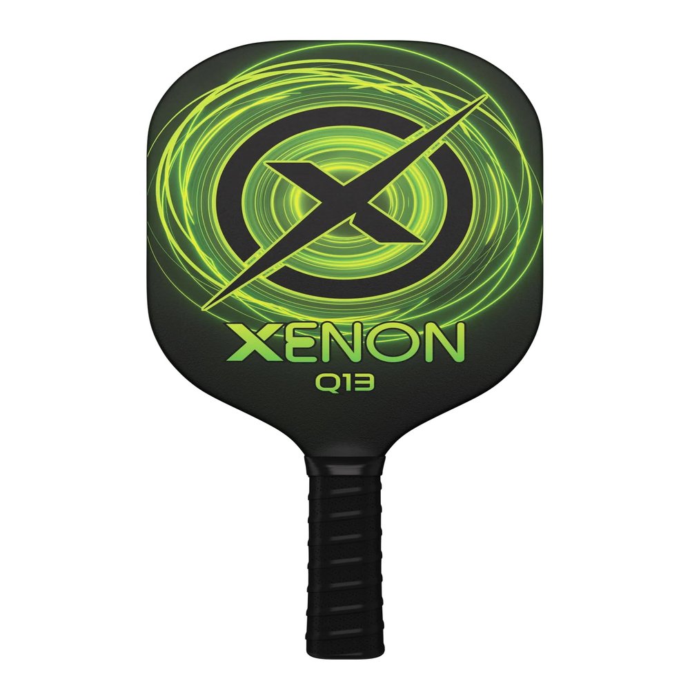 Q13 Pickleball Paddle by Xenon Paddle, Durable Carbon Fiber Frame, Fiberglass Face, EVA Foam Core, Ultra Quiet