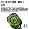 Q13 Pickleball Paddle by Xenon Paddle, Durable Carbon Fiber Frame, Fiberglass Face, EVA Foam Core, Ultra Quiet view 2