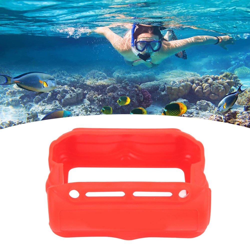 SASKATE Diving Silicone Protector Cover for Shearwater Perdix Ai Sa Diving Computer Watch (Red)
