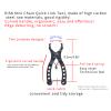 NIHUIFA Bicycle Chain Repair Tool - Quick Link Removal Plier - Masters Link Pliers - Road Bike - Steel - Ergonomic Handle view 4
