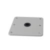 Asixxsix Aluminum Alloy Boat Seat Base with 3/4in Pin Post Socket, 7x7 inch, Heavy Duty Boat Seat Pedestal Base Bracket Boat Seat Mount for Marine Boat, Pontoon, Fishing Boat view 1