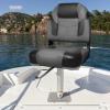 Asixxsix Aluminum Alloy Boat Seat Base with 3/4in Pin Post Socket, 7x7 inch, Heavy Duty Boat Seat Pedestal Base Bracket Boat Seat Mount for Marine Boat, Pontoon, Fishing Boat view 4