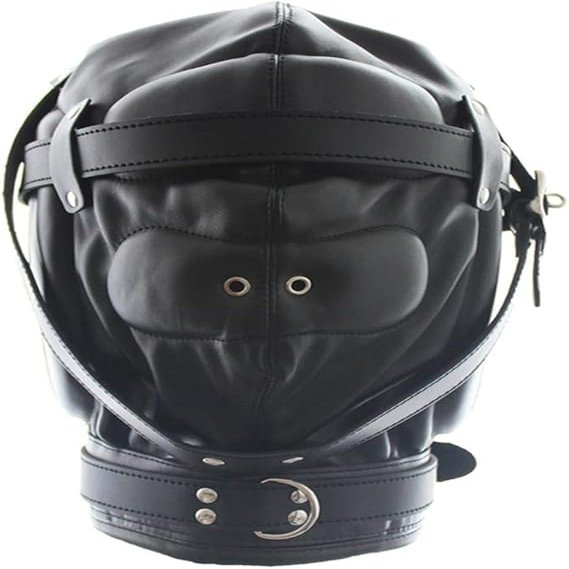 Adjustable Breathable Leather Mask for Cosplay Riding Outdoor