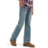 Wrangler Authentics Boys' Boot Cut Jean, Stonewash Indigo, 14 Husky view 1