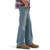 Wrangler Authentics Boys' Boot Cut Jean, Stonewash Indigo, 14 Husky view 3