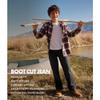 Wrangler Authentics Boys' Boot Cut Jean, Stonewash Indigo, 14 Husky view 4
