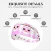 WHJWZY Elastic Exercise Headband - Soft and Breathable Headband for Running, Cycling, Yoga, and More Cute owl Printing view 3