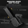 4 Packs Double Stack Magazines Pouch Holster for Magazines 9 mm, 40-1 1/2 in Belt IPSC USPSA IDPA Pistol Mag Holder Rotating Outdoor Gear Competition Pouch view 2